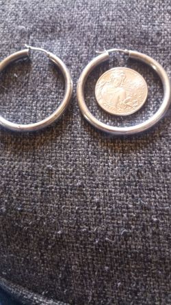 Argollas de sterling silver 925