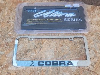 Cobra Mustang plate frame- NEW