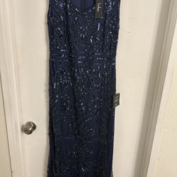 Navy Blue Formal Dress