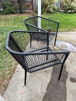 Backyard chairs