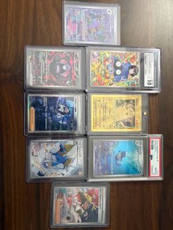 Pokemon Slabs and Raw Cards