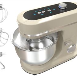 900W Stand Mixer 8 QT Kitchen Dough Mixers LED Touch Screen Adjustable Speed Electric Household Mixers With Bowl