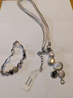 Carolyn Pollack Necklace And Bracelet Set