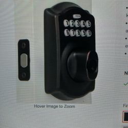 Schlage  Aged. Bronze Electronic Keypad  Deadbolt 