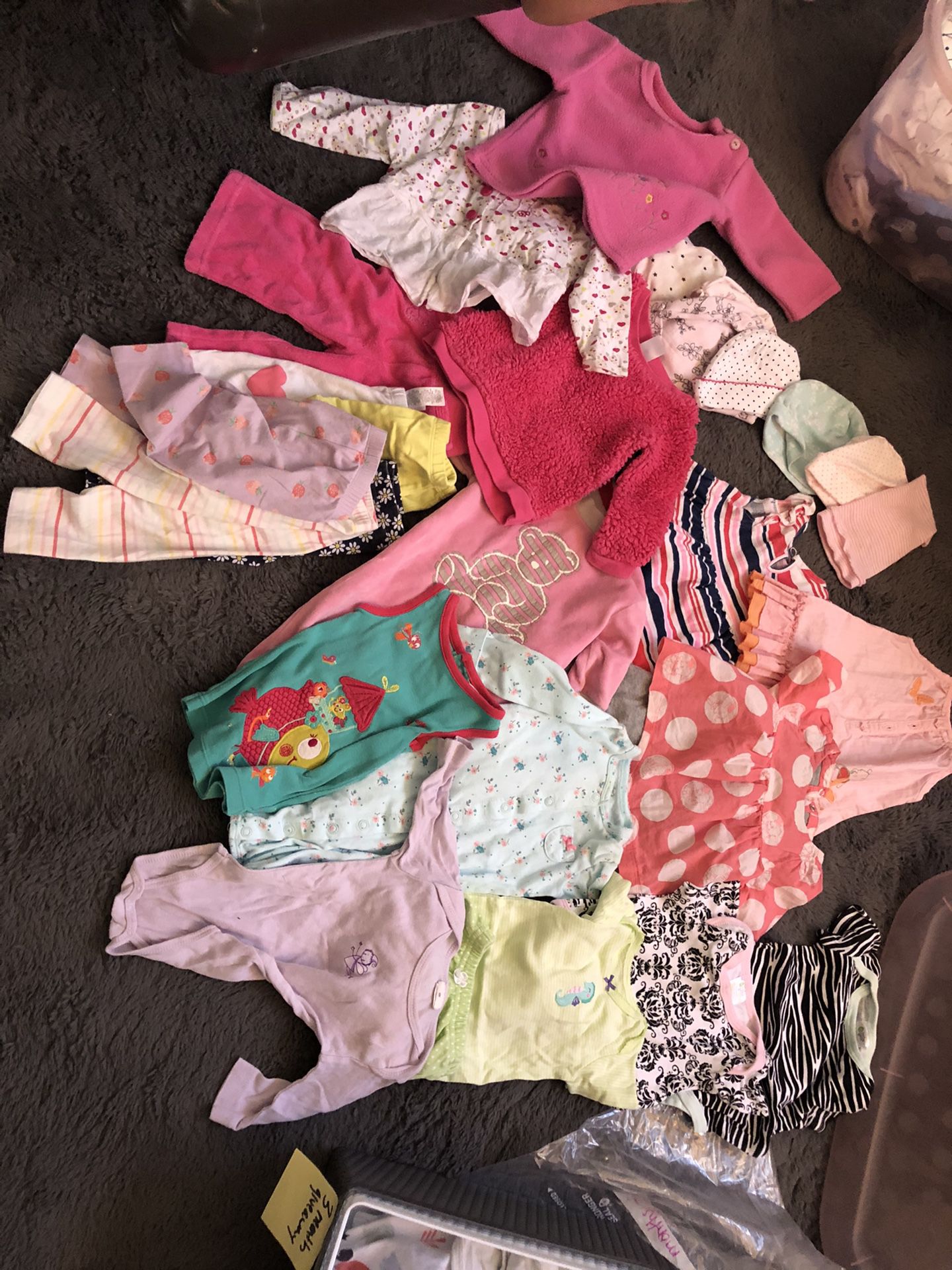 Free Infant Girl Clothes- 0-6 Months