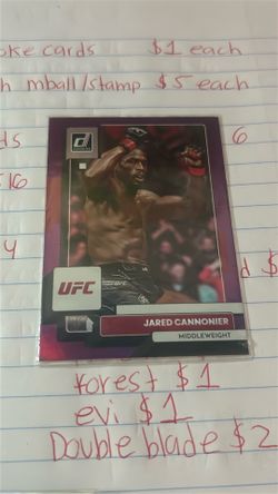 UFC card