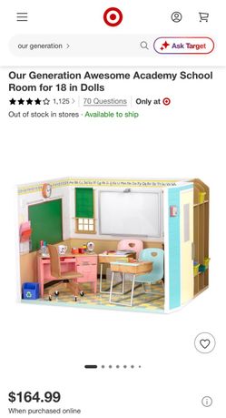 Our Generation Academy School Room for 18in Dolls