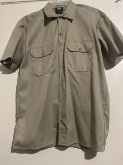 Dickies Short Sleeve Work Shirt Men/ Size M