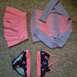 Girls Swim Bundle Landsend XS (4-5)