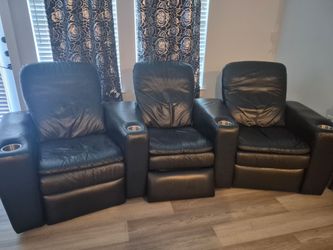 Movie sectional 3 piece set