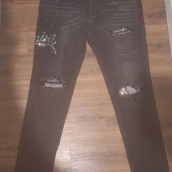 Size 40 Amiri Denim Brand New Never Worn Outside Only Be Tried Own If Your An 38 Perfect Size To Tight