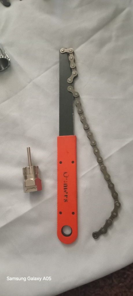 Durable Steel Chain Whip And Cassette Removal Kit Bike Maintenance