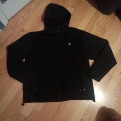 New Balance Black Fleece Hoodie Jacket Size XL