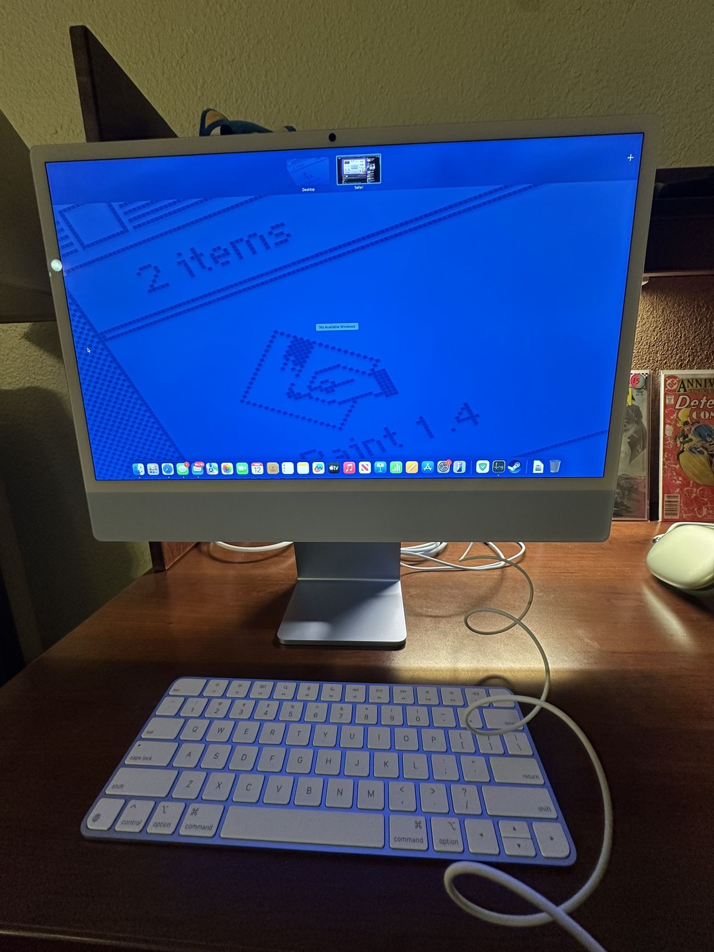 iMac M4 Base Model Blue