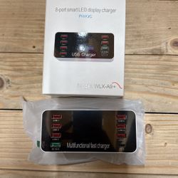 Charging Station, 60W8Port USB Charging Station