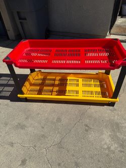 2-Tier Plastic Utility Shoe Rack