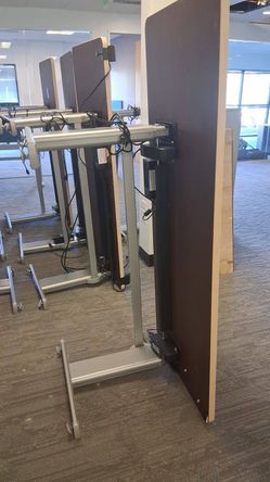 Amq steelcase brand Electric sit and stand ergonomic desk