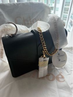 Brand New Chloe Black Crossbody  Aby Chain Bag