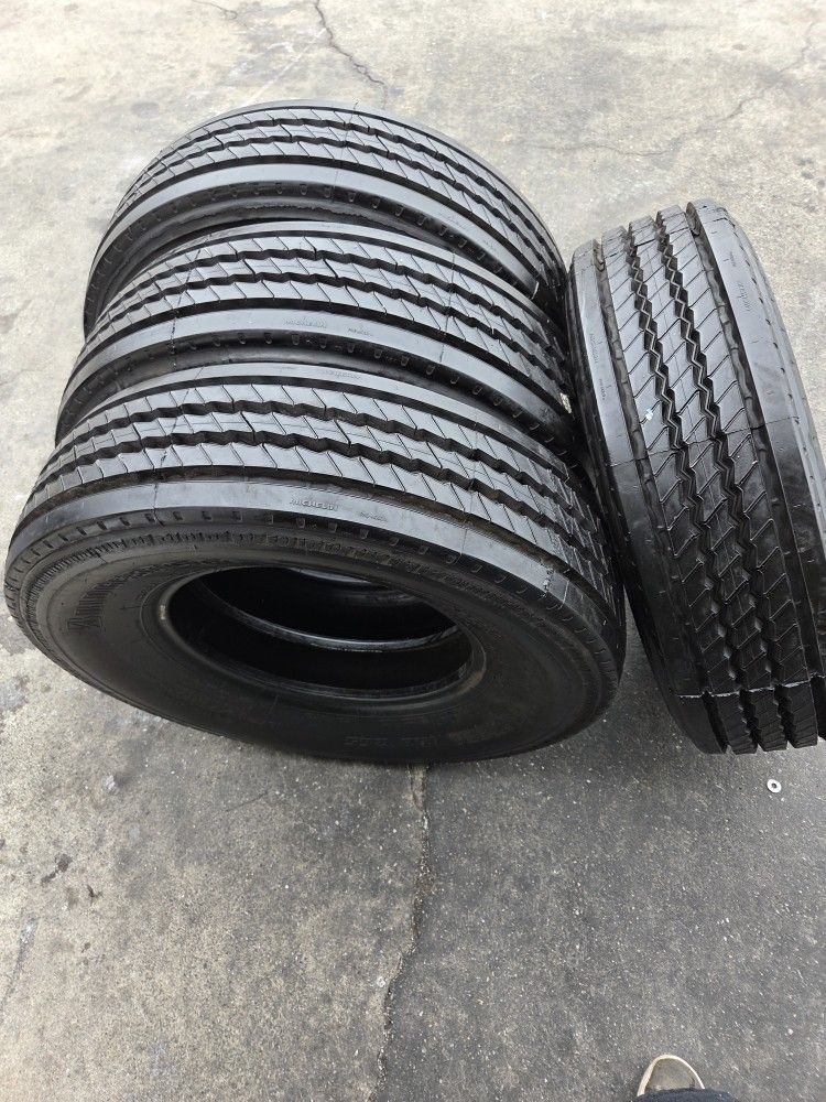 4 used tires Lt245 75r16 Bridgestone  Duravis R500HD like 99% tread on $420.00 all 4