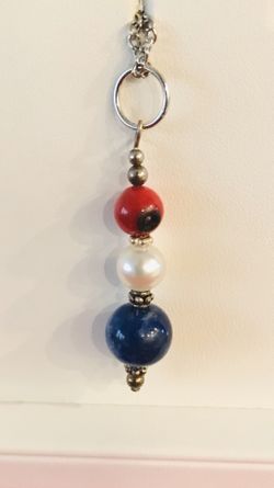 Red, White And Blue Pendant