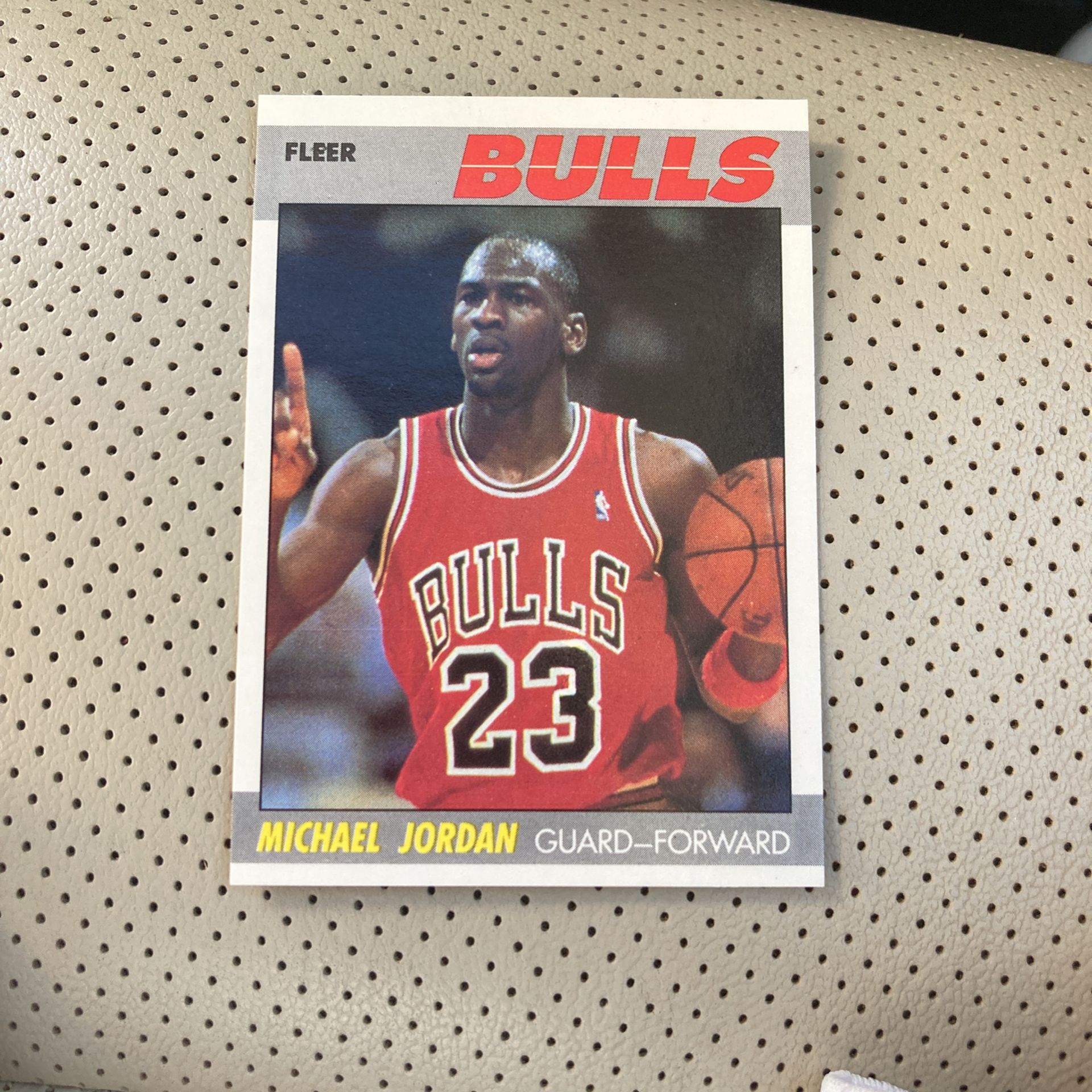 Michael Jordan Basketball Card Fleer 1987