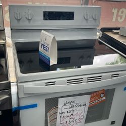 Stove White New Open Box 1 Year Warranty 