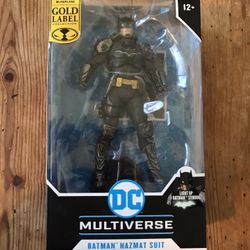 Batman Hazmat Suit DC Multiverse Gold label Collector