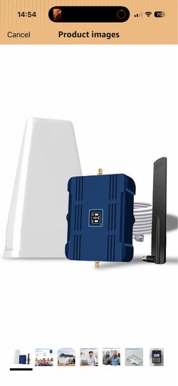 Cell Phone Booster for Home & Multi-Room,Up to 2,500 sq ft,Cell Phone Signal Booster for Band 5/12/13/17,Boost 5G 4G Data for All U.S. Carriers FCC Ap
