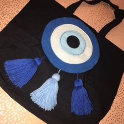 Evil eye tote