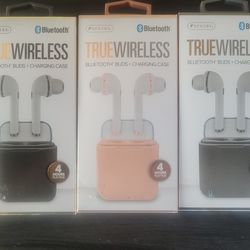 TrueWireless Bluetooth ear buds with case