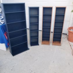 DVD CD Shelf Racks  - See Description Below For Size And Price