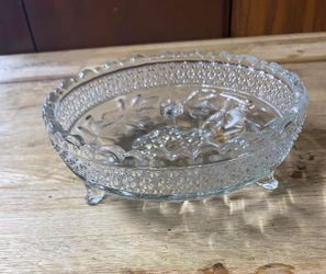 vintage three toed candy dish or bowl