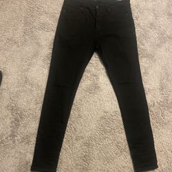 Ksubi Van Wrinkle Ace Black Slice 