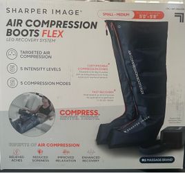 Sharper Image Air Compression Boots Flex Small-Medium