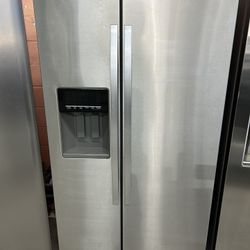 Gorgeous Whirlpool Stainless Side By Side Refrigerator 