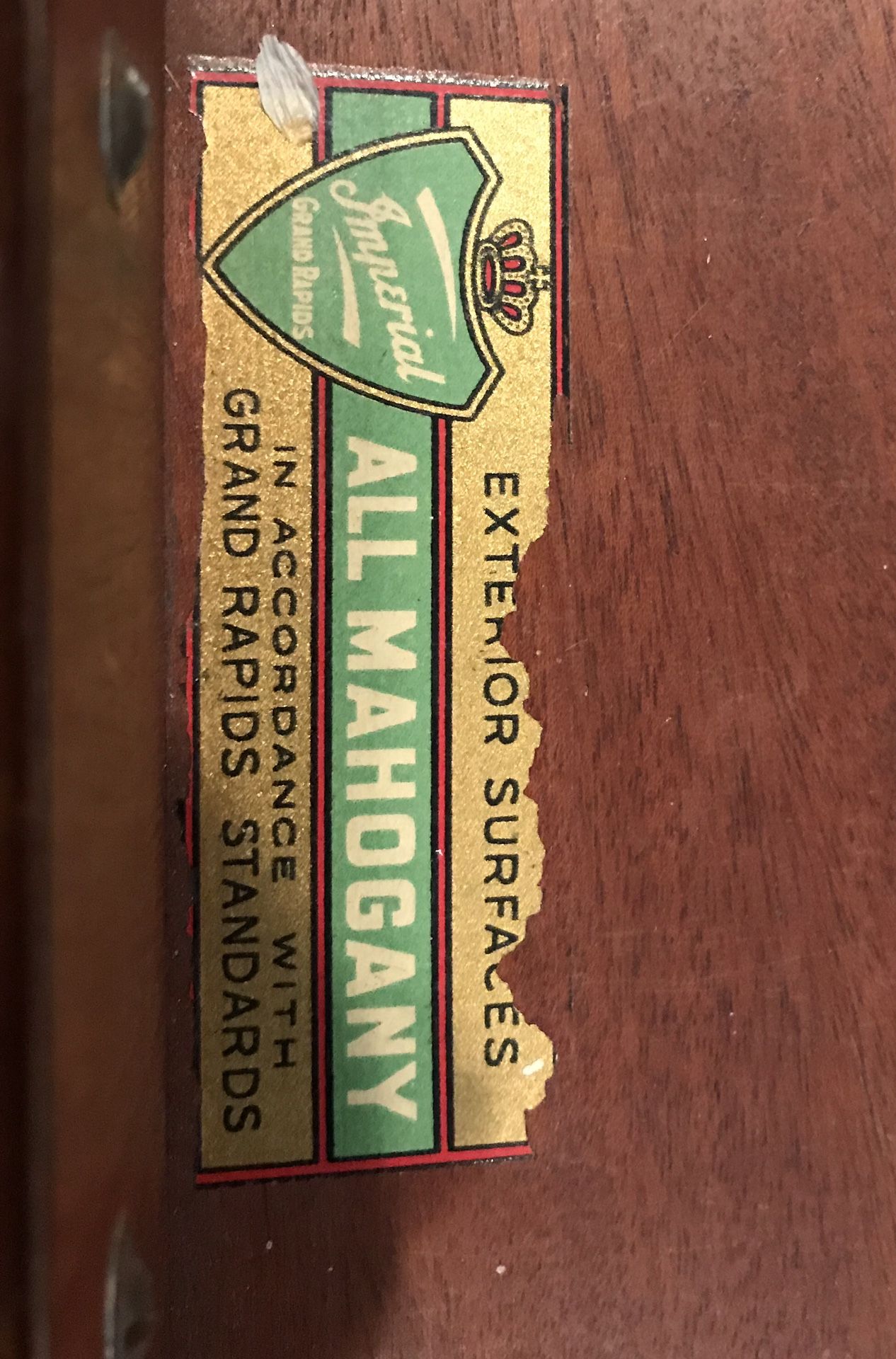 True Grand Rapids Antique solid Mahogany Coffee Table for Sale in