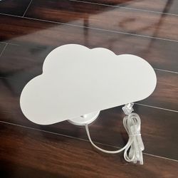 Kids Baby Nursery Metal Cloud Wall Light