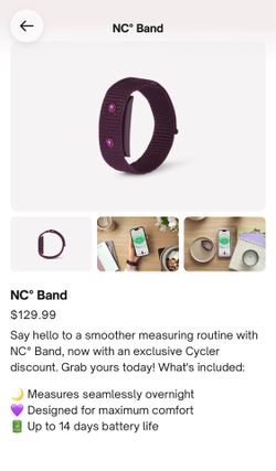 Natural Cycles Band, New, Unopened