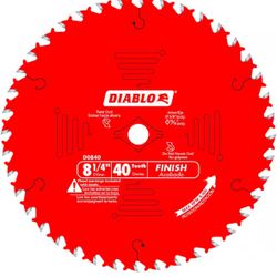 DIABLO 8-1/4in. x 40-Teeth Finishing Circular Saw Blade for Wood