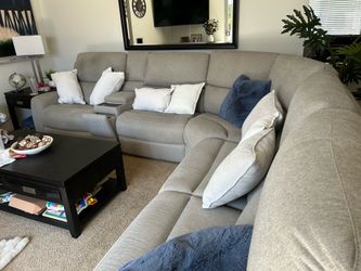Flexsteel Reclining Sectional Couch