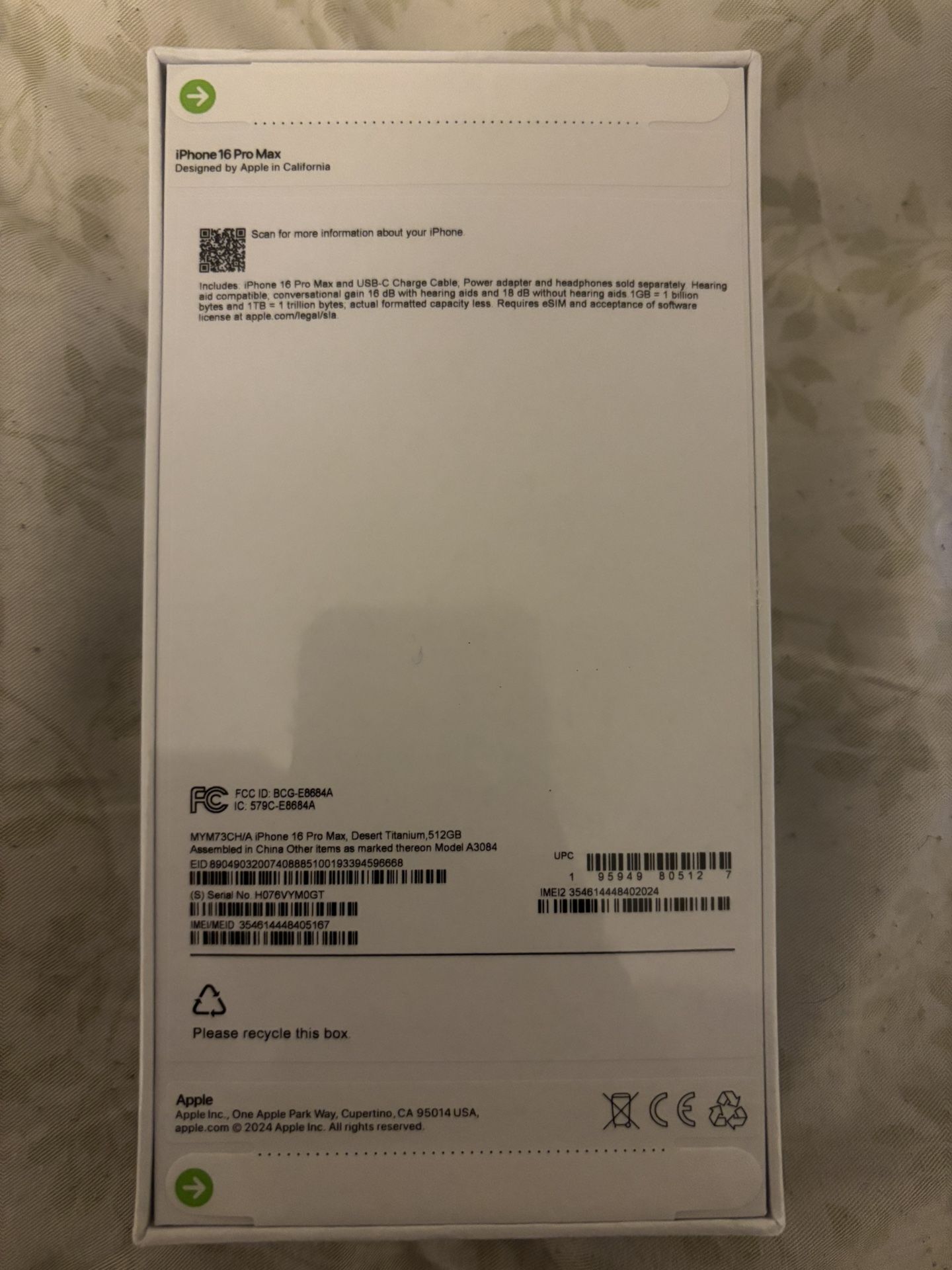 IPhone 16 Pro Max With Air Pods Pro
