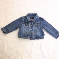 The Children's Place Girls Button-Down Denim Jean Collared Long Sleeve Jacket