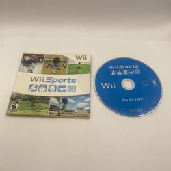 Wii Sports (Nintendo Wii) Disc and Original Cardboard Sleeve no Manual Tested