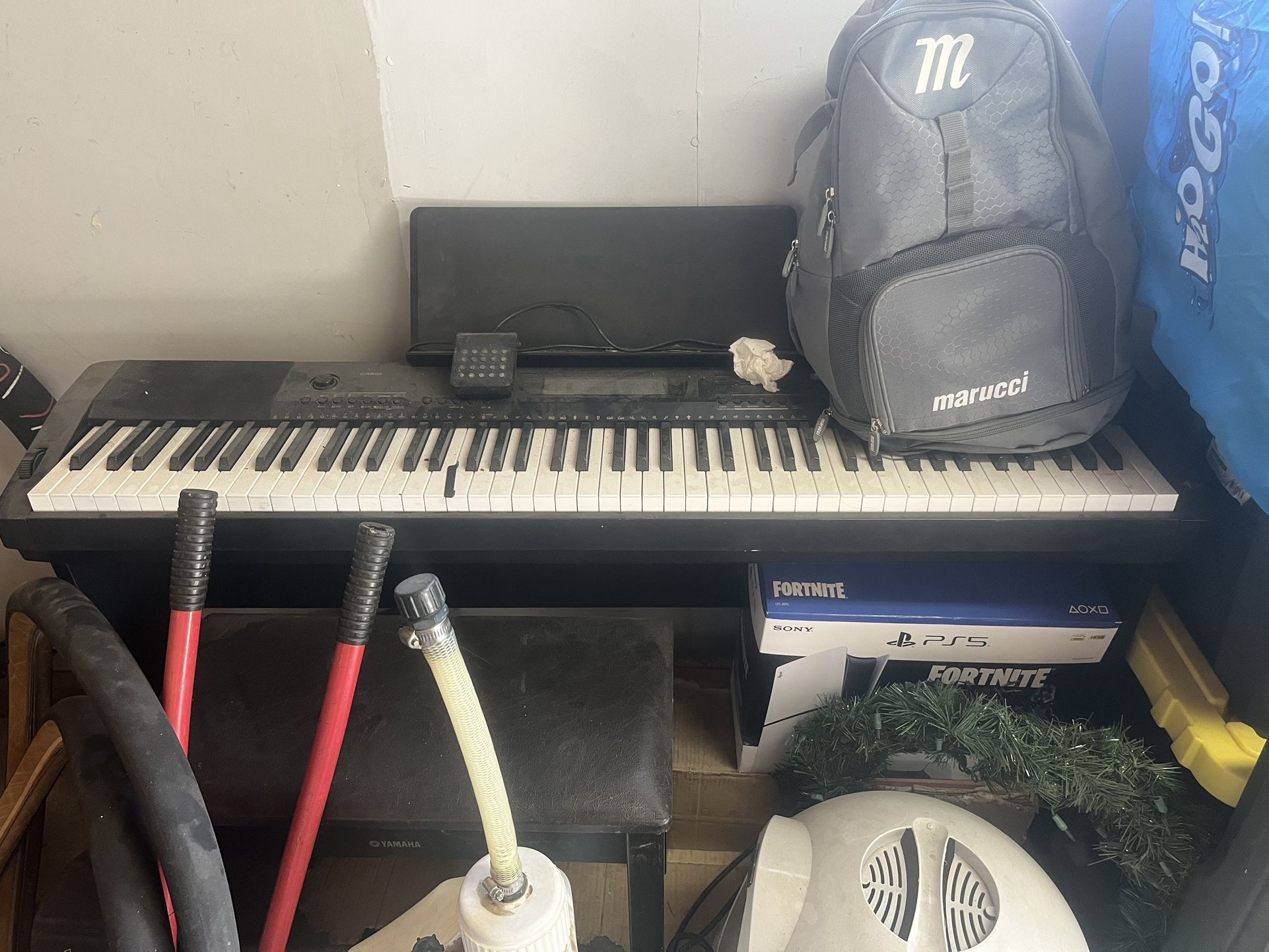 Piano and Chair