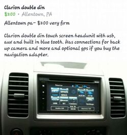 Clarion double din touchscreen hedunit