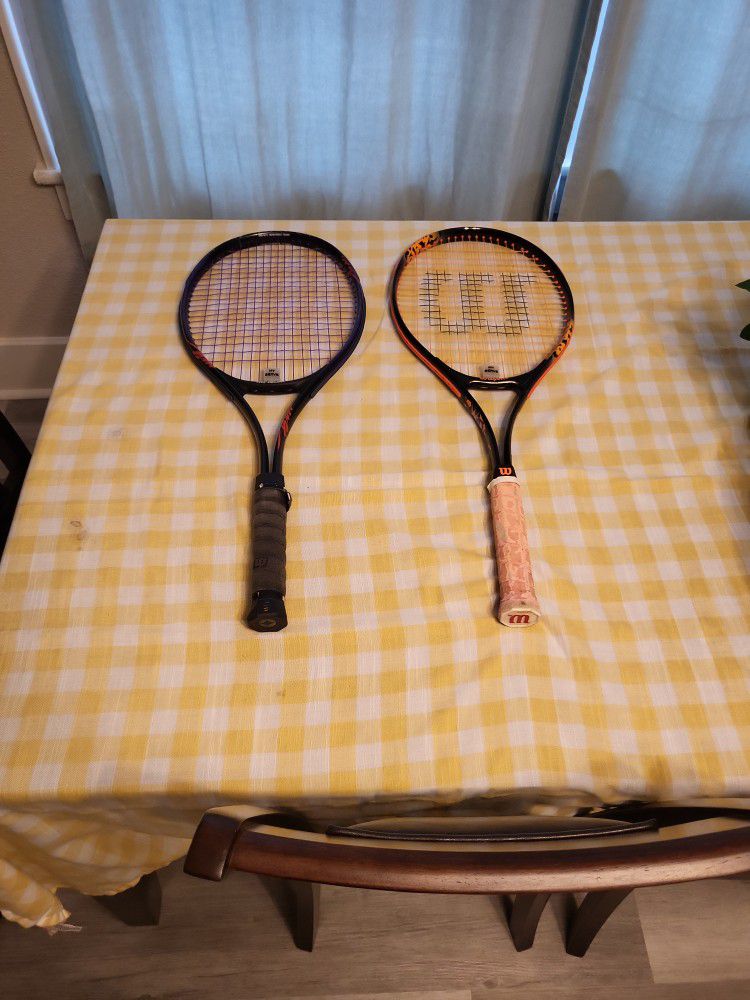 Two Tennis rackets