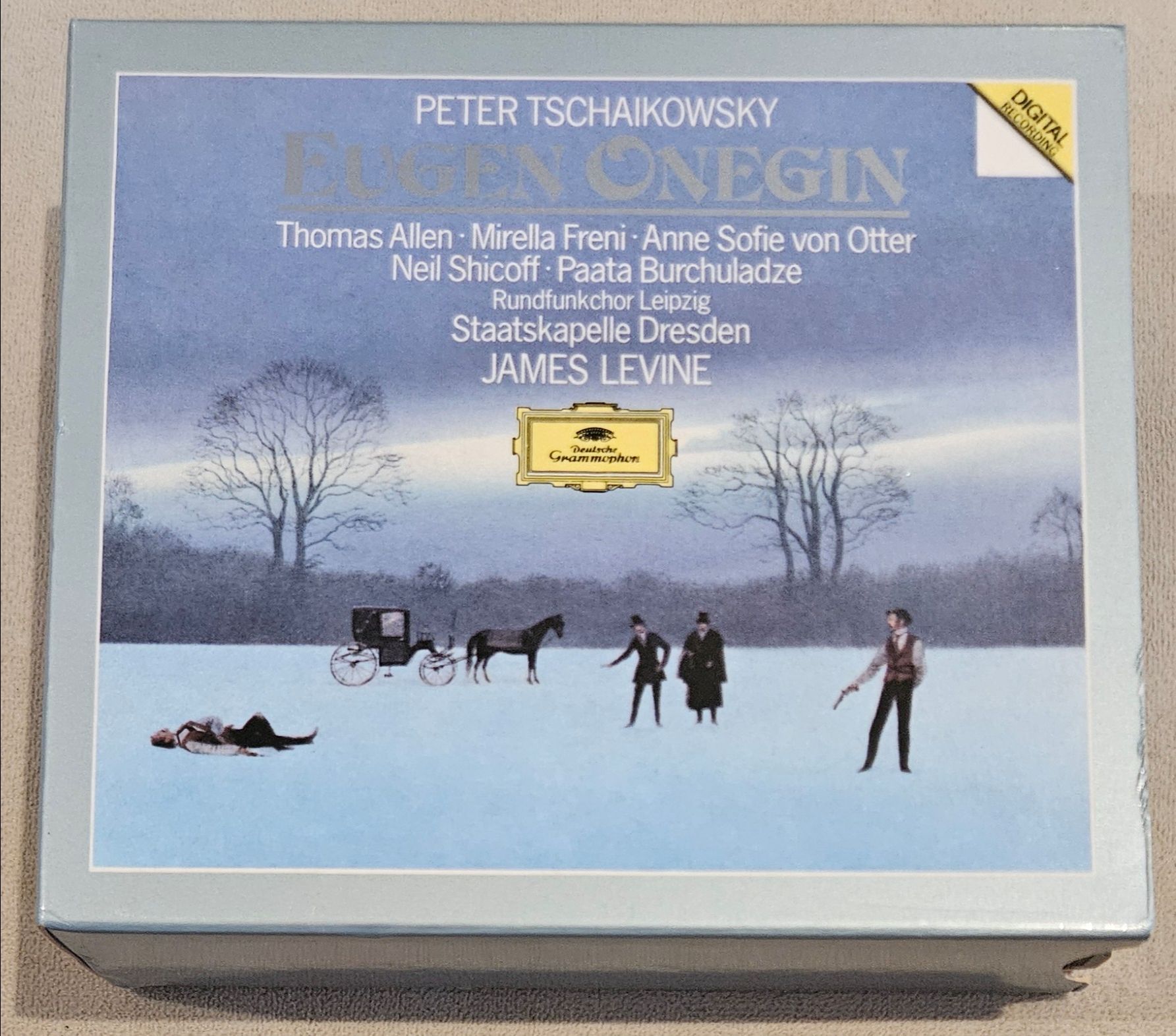 Peter Tchaikovsky 2 CD Eugen Onegin Opera James Levine Deutsche Grammophon