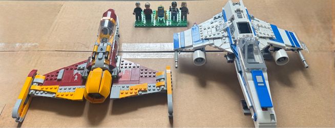 LEGO Star Wars New Republic E-Wing vs Shin Hati’s Starfighter 75364 w/ all figs