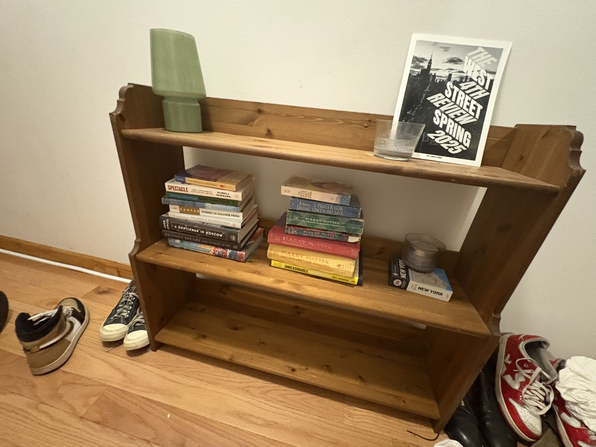 Vintage Wood Bookshelf/Multi Purpose Furniture