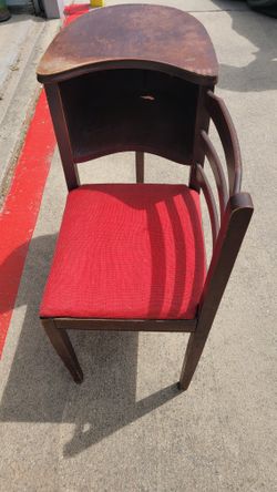 Antique Telephone Gossip Chair